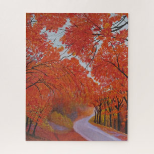 Fall Maple Daejeon Korea Jigsaw Puzzle