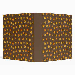 Fall Maple Leaves Binder