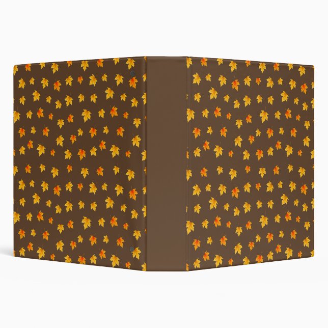  Fall Maple Leaves Binder (Background)