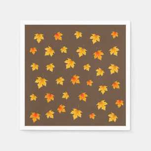 Fall Maple Leaves Napkin