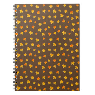 Fall Maple Leaves Notebook