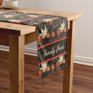 Fall Maple Leaves Short Table Runner