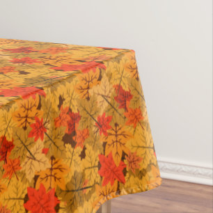 Fall Maple Leaves Tablecloth