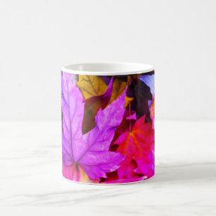Fall maple tree leaf colourful autumn nature coffee mug