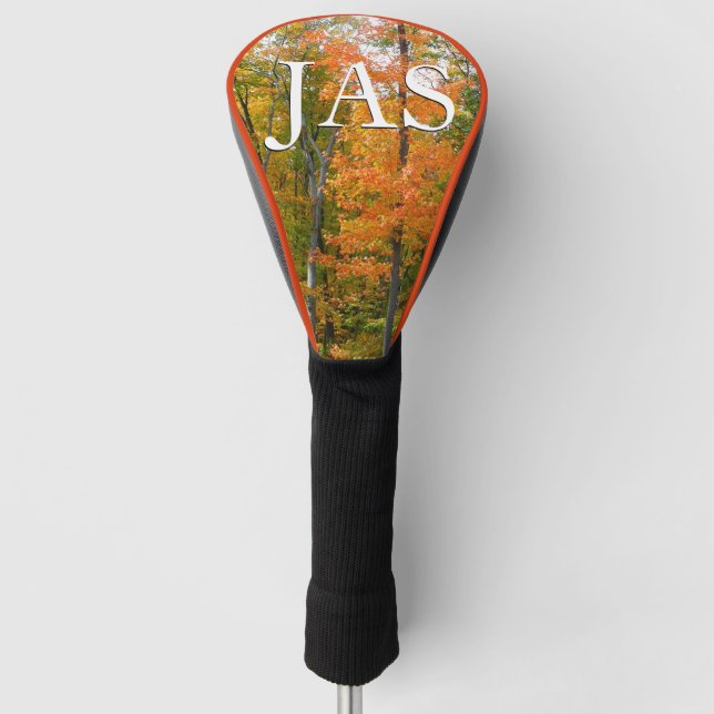Fall Maple Trees Autumn Nature Photography Golf Head Cover (Front)