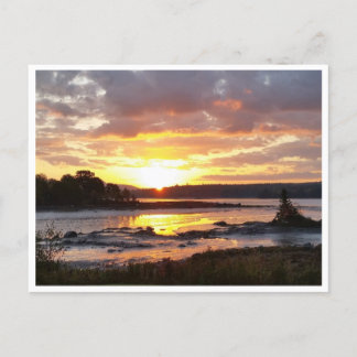 Fall Morning on Maine's Coast Postcard