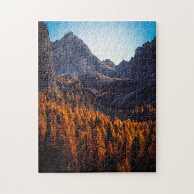 Fall Mountain 4k Wallpaper Alta Peak Photos The Da Jigsaw Puzzle (Vertical)