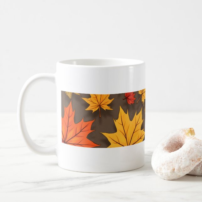 fall mug (With Donut)