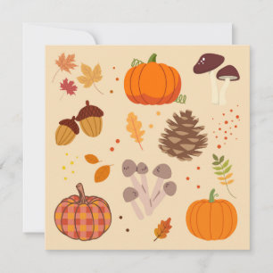 Fall Nature Holiday Card