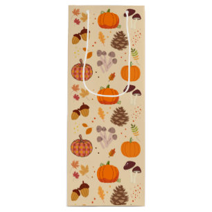  Fall Nature Wine Gift Bag