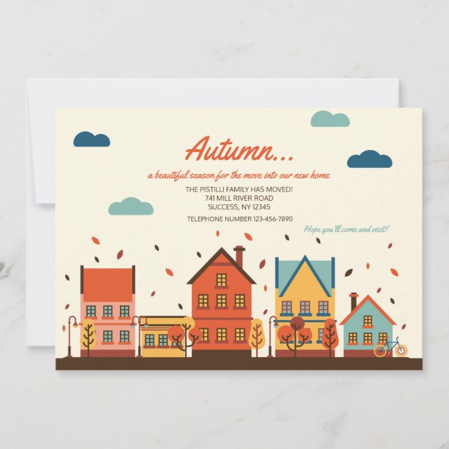 Fall Neighbourhood Moving Announcement (Front)