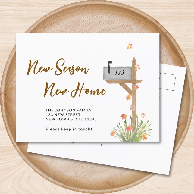 Fall New Season New Home Moving Announcement (Creator Uploaded)