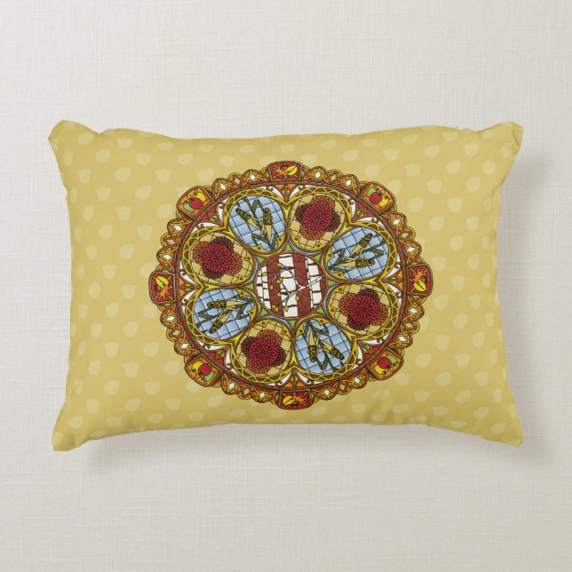 Fall Nouveau Accent Pillow (Front)