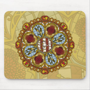 Fall Nouveau Mousepad