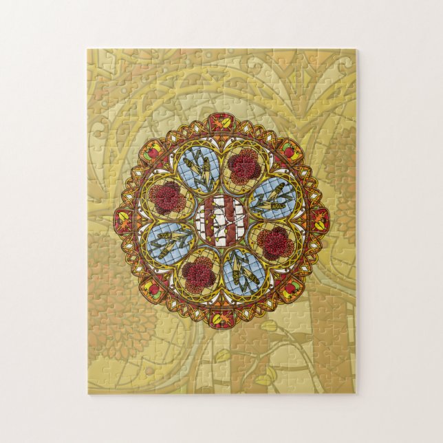 Fall Nouveau Puzzle (Vertical)