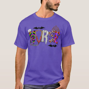 Fall Nurse Leopard Cheetah Nurse Halloween Day 765 T-Shirt