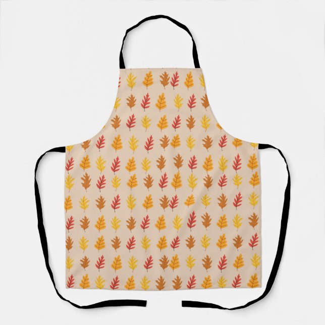 Fall Oak Leaves Apron (Front)