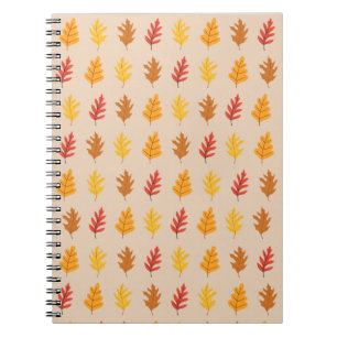 Fall Oak Leaves Notebook