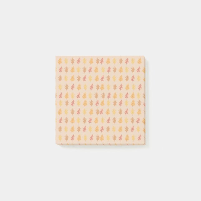  Fall Oak Leaves Post-it Notes (Front)