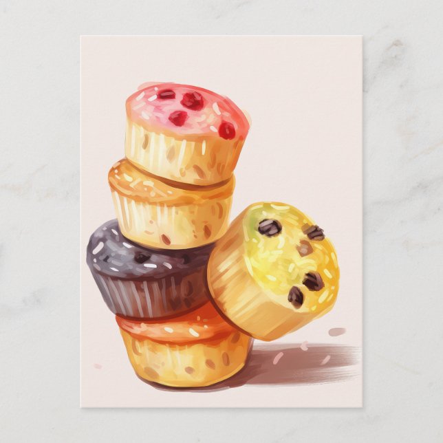 Fall of the Muffin Tower Postcard (Front)
