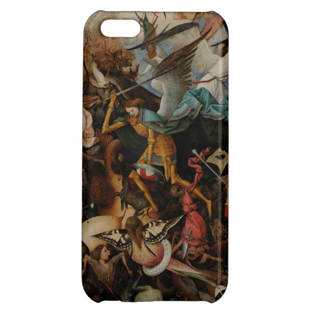 Fall of the Rebel Angels by Pieter Bruegel iPhone Case (Back)