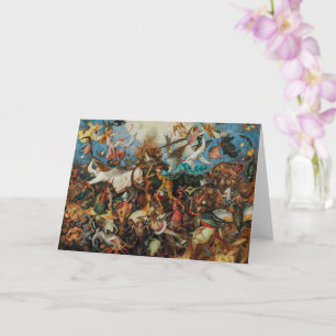 Fall of the Rebel Angels   Pieter Bruegel, Elder   Card
