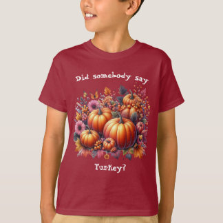 Fall or Thanksgiving themed T-Shirt