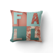 Fall Orange Turquoise