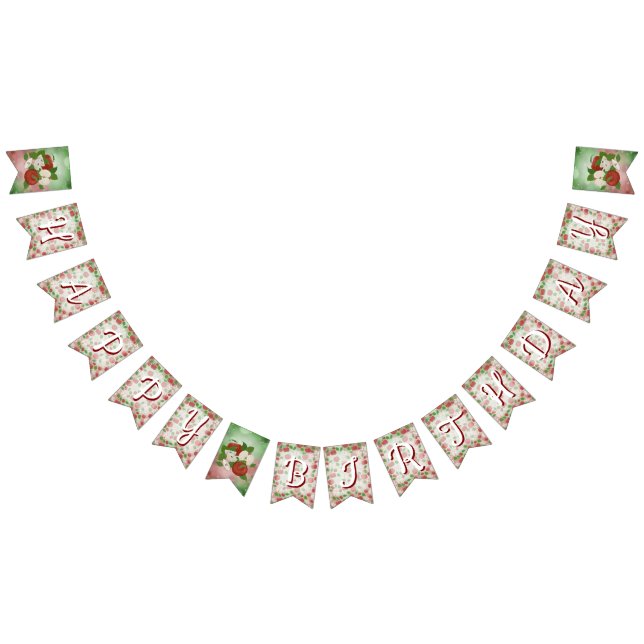 Fall Orchard Apple Harvest Birthday Bunting Banner (All)