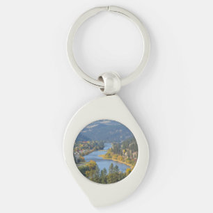 Fall Over Clearwater River Idaho Keychain