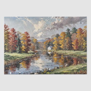 Fall Painting Print Tissue Paper