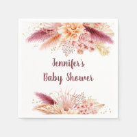 Fall Pampas Grass Boho Baby Shower