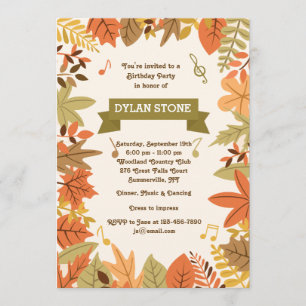 Fall Party Invitation