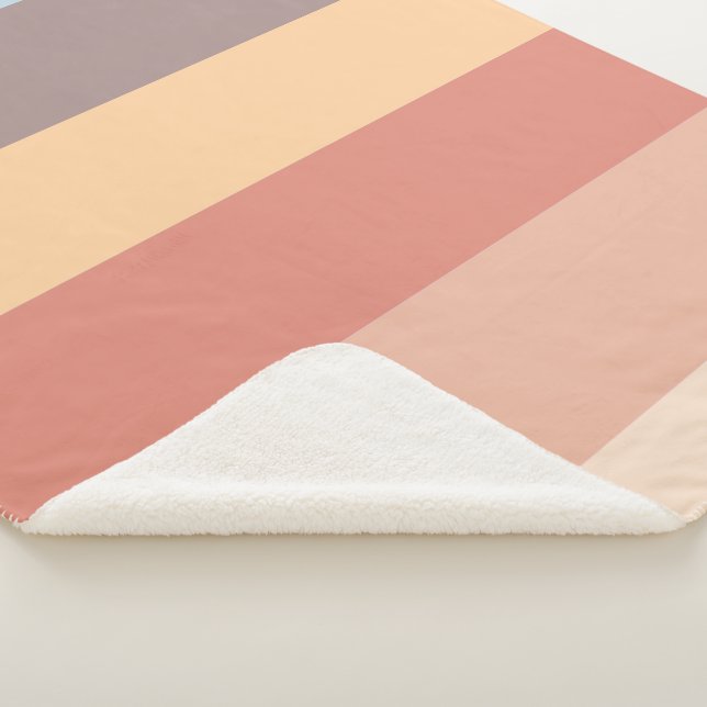 Fall pastel colour scheme  sherpa blanket (3/4)