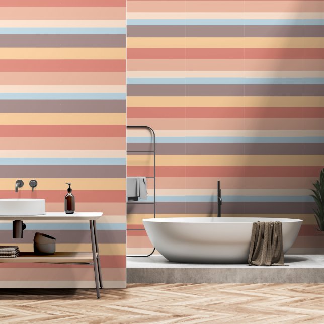 Fall pastel colour scheme  wallpaper (Bathroom)