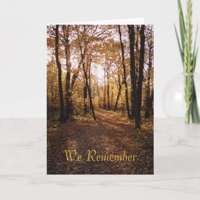 Fall path1, We Remember Card (Front)
