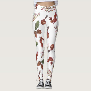 Fall Pattern  Custom  Leggings
