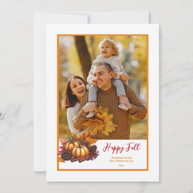 Fall Photo Card (Front)