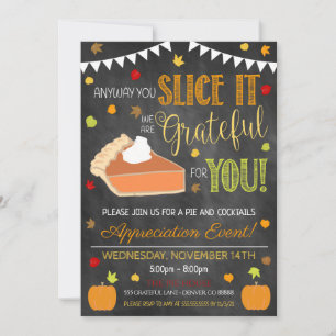 Fall Pie Appreciation Invitation