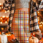 Fall Plaid Pattern Cozy Autumn Leggings<br><div class="desc">Get ready for the cozy season with these Fall Plaid Pattern Leggings. Featuring a vibrant plaid design in autumnal hues of orange, burgundy, and green, these leggings are the perfect addition to your fall wardrobe. Whether you're lounging at home or out enjoying the crisp autumn air, these leggings offer style,...</div>
