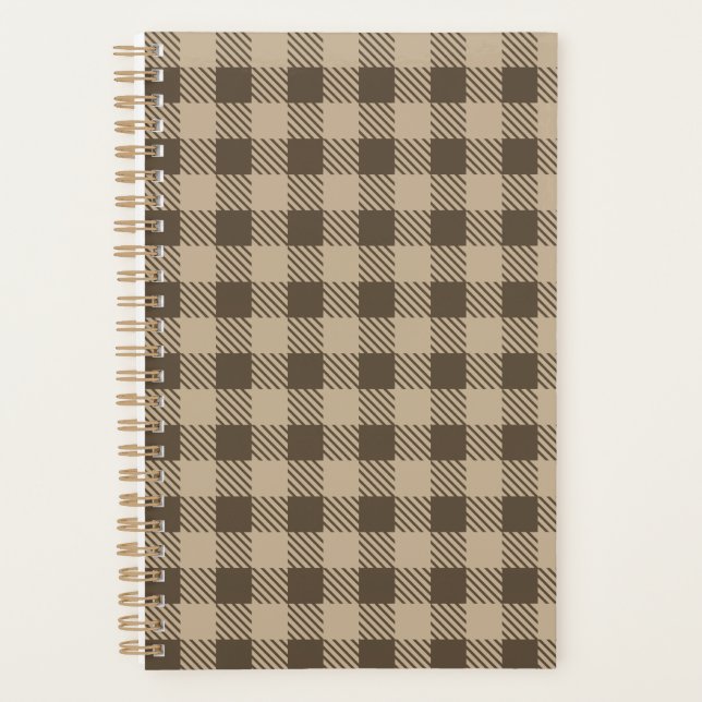 Fall Plaid Planner (Front)