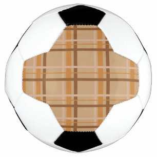 Fall Plaid Soccer Ball