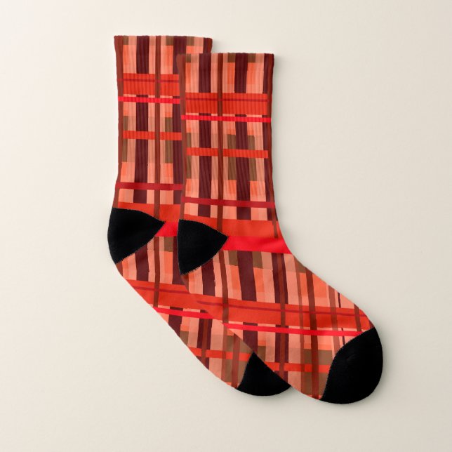 Fall Plaid Socks (Pair)
