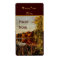 Fall pond wine bottle label