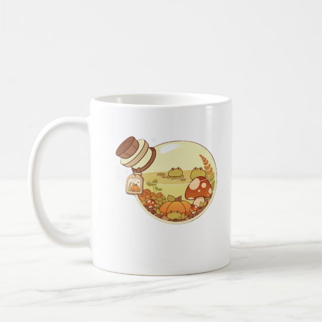 Fall Potion With Froggies Classic Coffee Mug (Left)