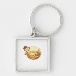 Fall Potion With Froggies Classic Keychain