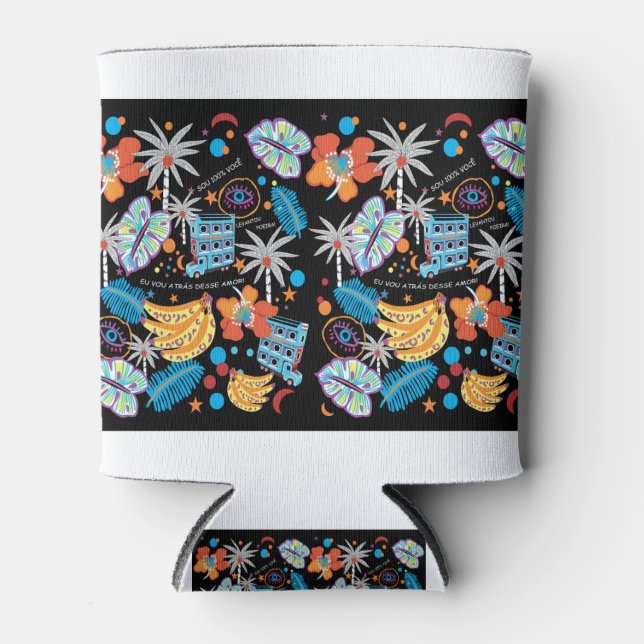 fall print can cooler (Front)