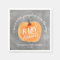 Fall Pumpkin Autumn Chalkboard Baby Shower