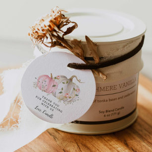Fall Pumpkin Birthday Favour Tags
