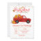 Fall Pumpkin Birthday Invitation autumn
